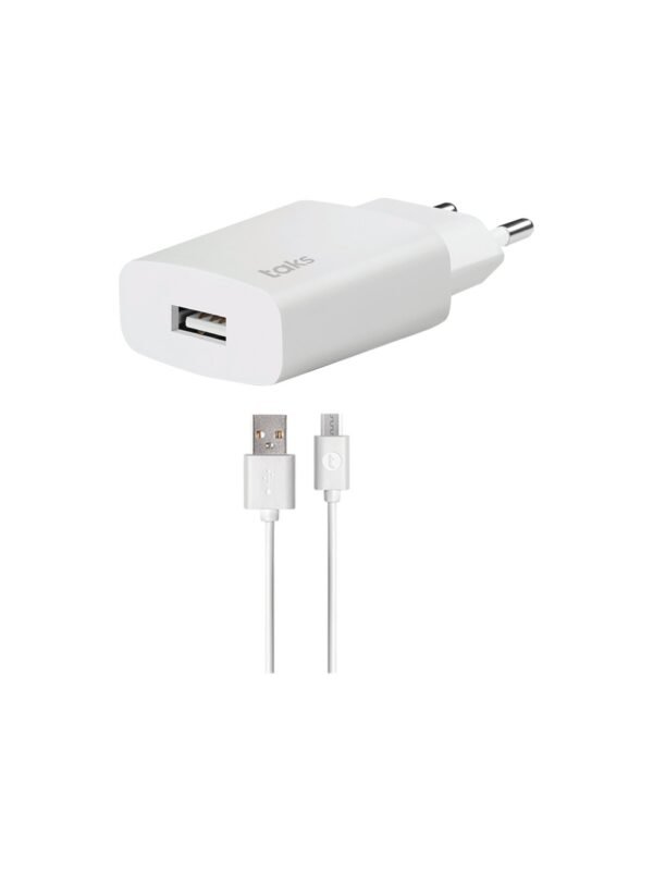Taks TS01 Micro-Usb Kablolu Şarj Cihazı / Şarj Aleti / Adaptör