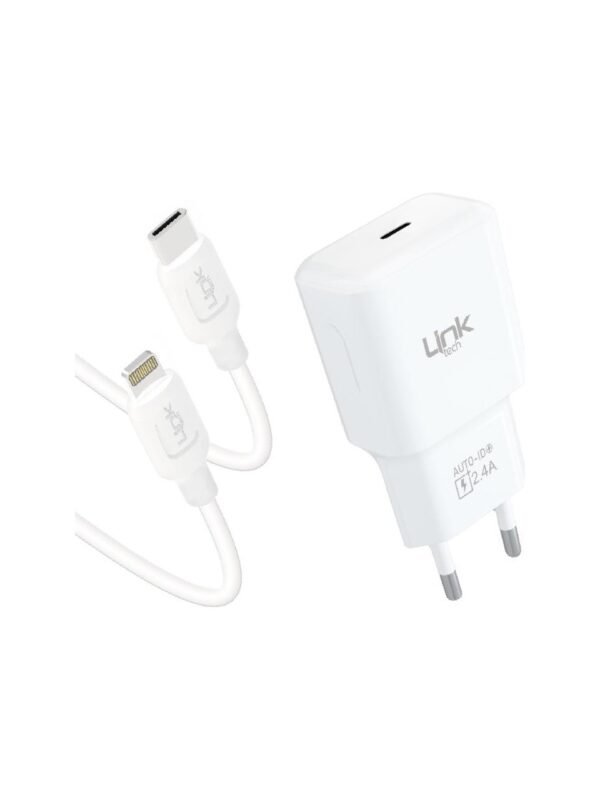 LinkTech T447e 12W Type-C Çıkışlı - Lightning Şarj Seti