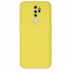 Oppo - A5/A9 2020 - Mat Silikon Kılıf - Fosforlu Yeşil