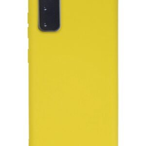 Samsung S20 - Silikon Kılıf - Sarı