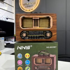 Nostaljik Görünümlü Hoparlör Bluetooth ve Fm Radyo Özellikli - Hadron NS6635