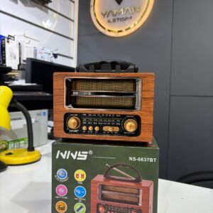 Nostaljik Görünümlü Hoparlör Bluetooth ve Fm Radyo Özellikli - Hadron NS6637
