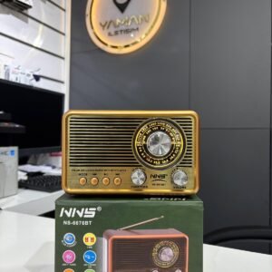 Nostaljik Görünümlü Hoparlör Bluetooth ve Fm Radyo Özellikli - Hadron NS6676