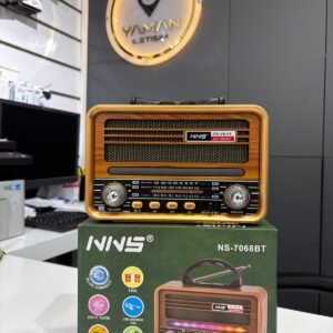 Nostaljik Görünümlü Hoparlör Bluetooth ve Fm Radyo Özellikli - Hadron NS7068