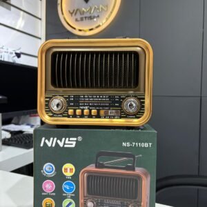 Nostaljik Görünümlü Hoparlör Bluetooth ve Fm Radyo Özellikli - Hadron NS7110