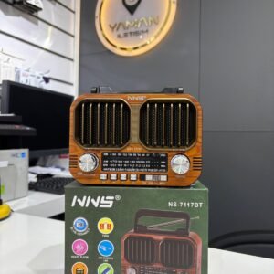 Nostaljik Görünümlü Hoparlör Bluetooth ve Fm Radyo Özellikli - Hadron NS7117