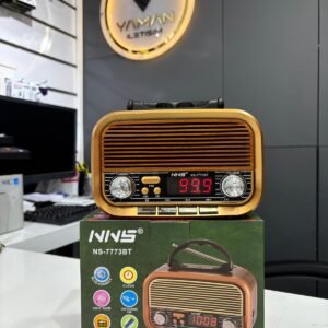 Nostaljik Görünümlü Hoparlör Bluetooth ve Fm Radyo Özellikli - Hadron NS7773