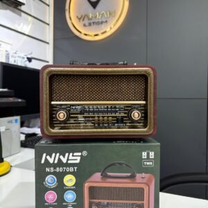 Nostaljik Görünümlü Hoparlör Bluetooth ve Fm Radyo Özellikli - Hadron NS8070
