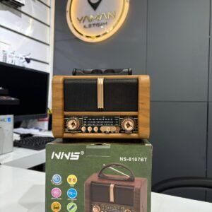 Nostaljik Görünümlü Hoparlör Bluetooth ve Fm Radyo Özellikli - Hadron NS8107