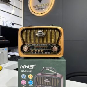 Nostaljik Görünümlü Hoparlör Bluetooth ve Fm Radyo Özellikli - Hadron NS8109