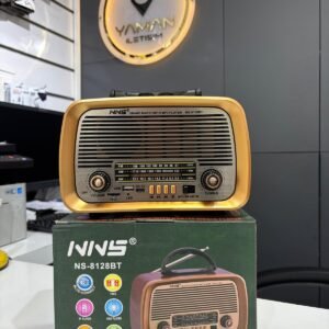 Nostaljik Görünümlü Hoparlör Bluetooth ve Fm Radyo Özellikli - Hadron NS8128