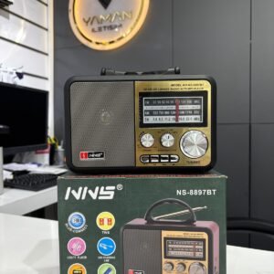 Nostaljik Görünümlü Hoparlör Bluetooth ve Fm Radyo Özellikli - Hadron NS8897