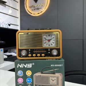Nostaljik Görünümlü Hoparlör Bluetooth ve Fm Radyo Özellikli - Hadron NS8898