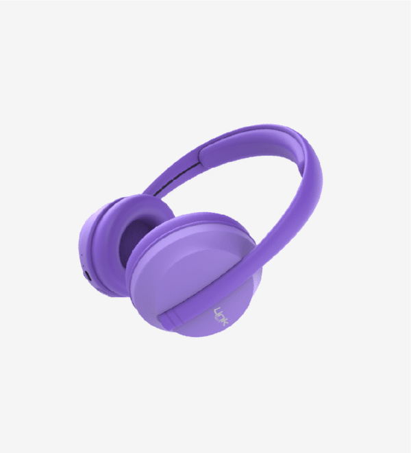 Link HP2 Ultra Hafif Kulak Üstü Bluetooth Kulaklık - Mor