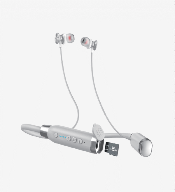 Boyun Asklı Bluetooth Kulaklık Linktech H987 SD Kart Çift Cihaz Bağlantılı - 70 Saat Kullanım Süresi