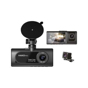 Hako Pro CMR100 Dash Cam - Full Hd 1080P, Arka Kamera, G-Sensör, Araç Içi Kamera