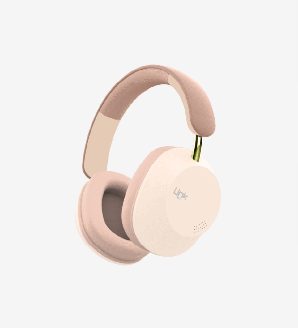 Link HP3 Kumaş Kaplamalı Kulak Üstü Bluetooth Kulaklık - Tatlı Kahve