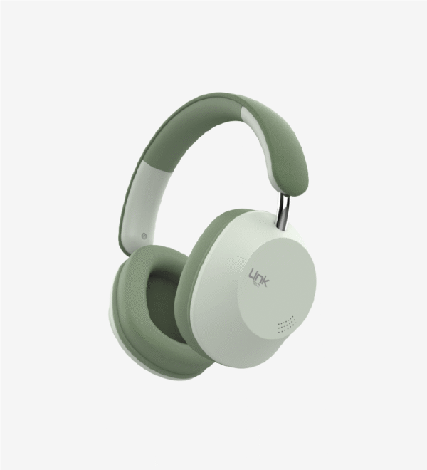 Link HP3 Kumaş Kaplamalı Kulak Üstü Bluetooth Kulaklık - Yeşil