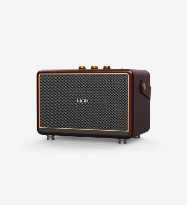 Link - M407 Premium Mikrofonlu 50W Retro Bluetooth Hoparlör